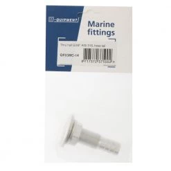 V-Quipment Stainless Thru Hull Skin Fitting - Rounded Flange -V-Quipment Sales 118733 1 1