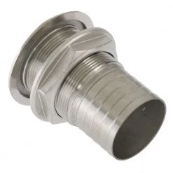 V-Quipment Stainless Thru Hull Skin Fitting - Rounded Flange -V-Quipment Sales 118739 3 3