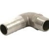 V-Quipment 90deg Stainless Steel Hose Connector Female G1.27cm Hose 19mm -V-Quipment Sales 15132