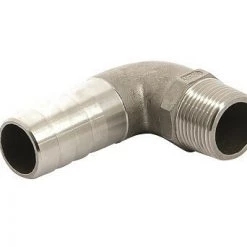 V-Quipment 90deg Stainless Steel Hose Connector Female G1.27cm Hose 19mm