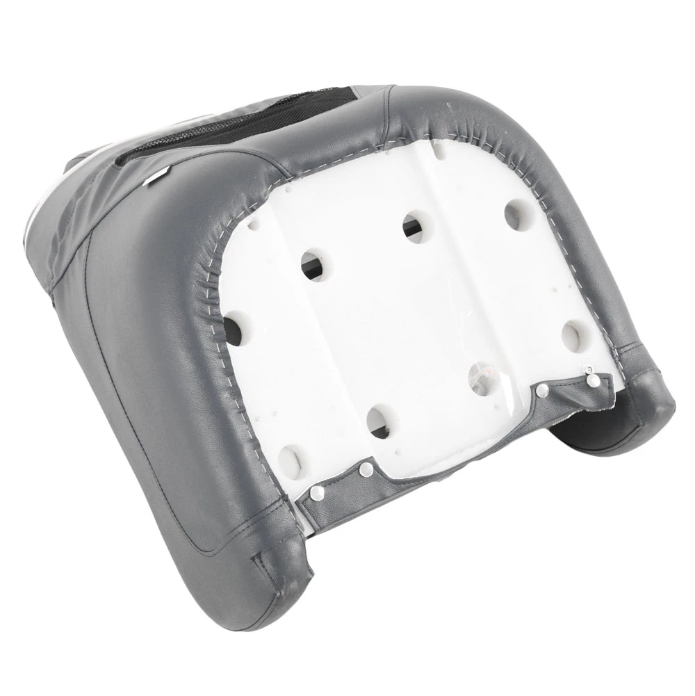 V-Quipment King Flip-Up Helm Seat With Squab Dark Blue With White Seams 5 V-Quipment King Flip-Up Helm Seat With Squab Dark Blue With White Seams - Image 3