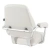V-Quipment Sailor Helm Seat With Anodised Aluminium Frame White