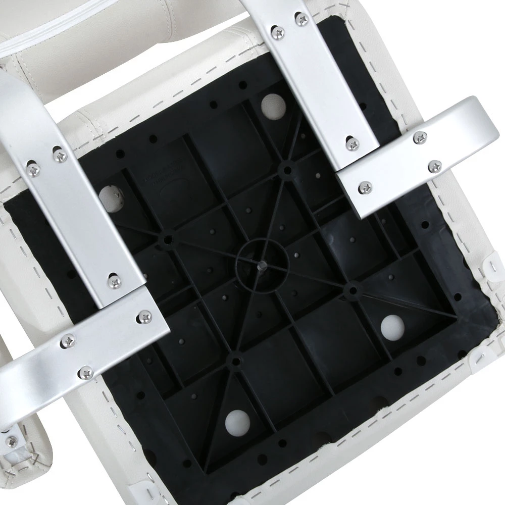 V-Quipment Skipper Classic Helm Seat With Arm Rests White 5 V-Quipment Skipper Classic Helm Seat With Arm Rests White - Image 3