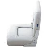 V-Quipment First Mate Deluxe Folding Seat White With Dark Blue Seams