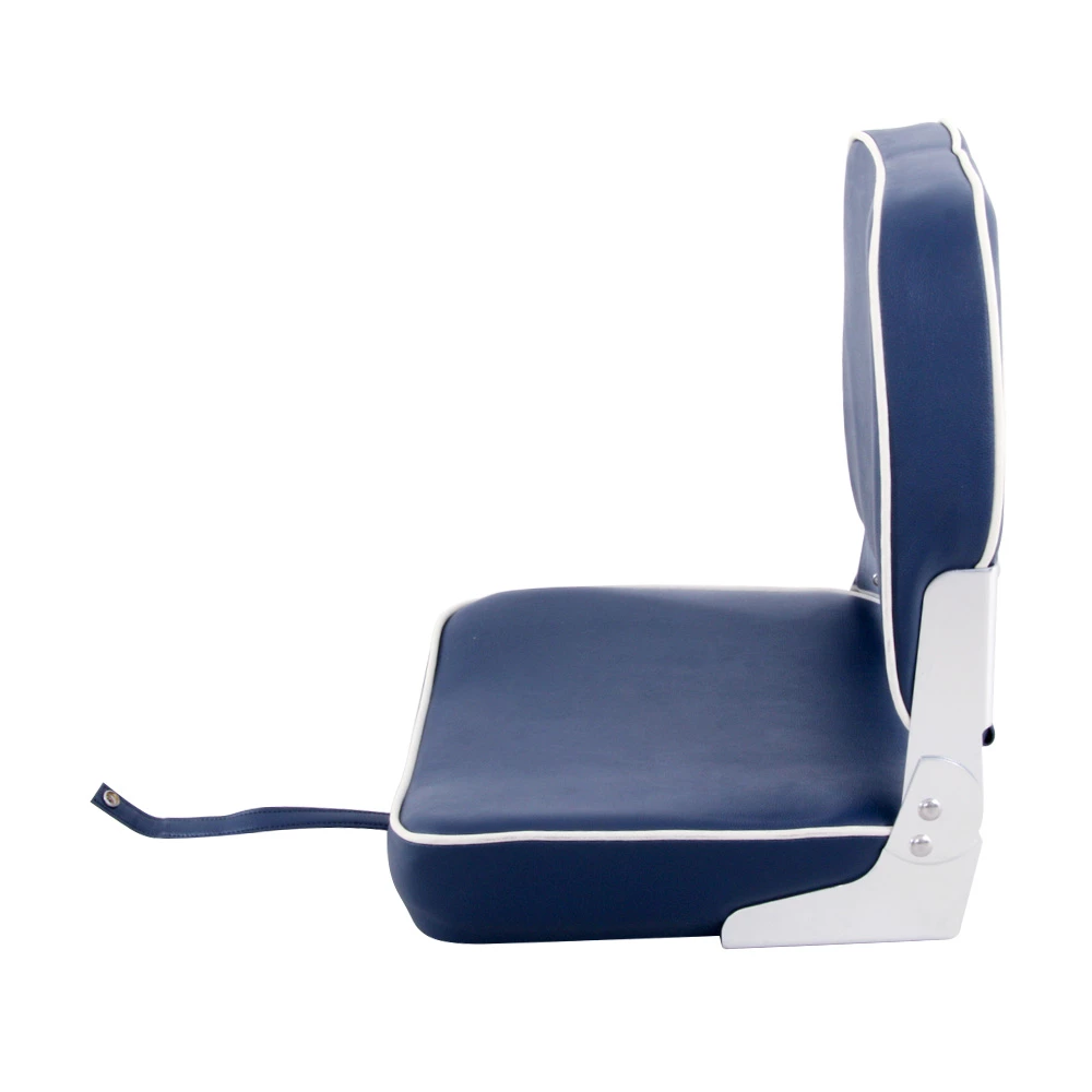 V-Quipment Fisherman Classic Folding Seat Dark Blue With White Seams 4 V-Quipment Fisherman Classic Folding Seat Dark Blue With White Seams - Image 2