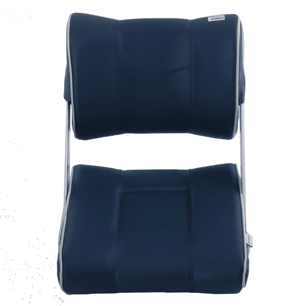 V-Quipment Ferry Helm Seat With Adjustable Backrest Dark Blue With White Seams 3 V-Quipment Ferry Helm Seat With Adjustable Backrest Dark Blue With White Seams