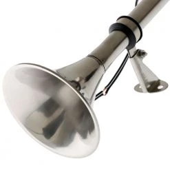 V-Quipment Low Pitch Stainless Steel Trumpet Horn 12v -V-Quipment Sales 87304 3 n