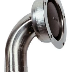 V-Quipment Stainless Steel Breather Nipple 38mm Diameter Angled