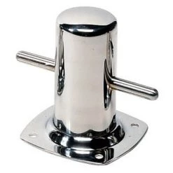V-Quipment Achilles 130 Stainless Steel Bollard With Baseplate
