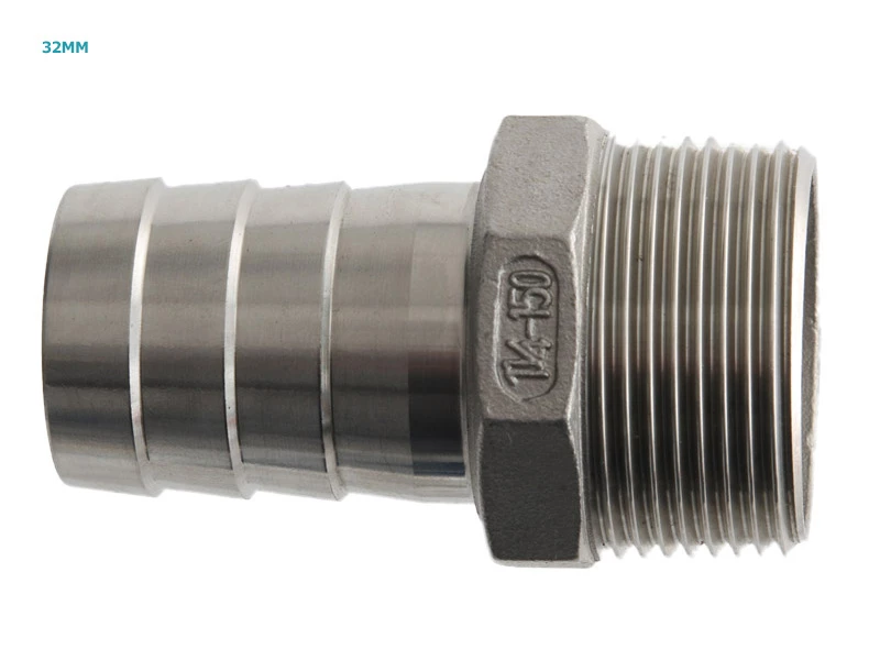 V-Quipment Stainless Steel Hose Connector Male Thread 7 V-Quipment Stainless Steel Hose Connector Male Thread - Image 5