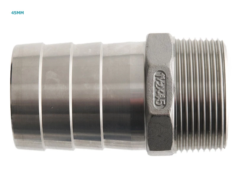 V-Quipment Stainless Steel Hose Connector Male Thread 8 V-Quipment Stainless Steel Hose Connector Male Thread - Image 6