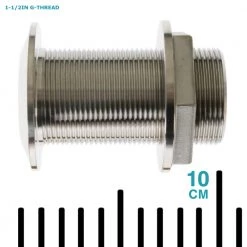 V-Quipment Stainless Steel Through-Hull Fitting -V-Quipment Sales groupedvquipmentssthfitting 3 1