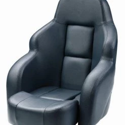 V-Quipment Commander Luxurious Helm Seat With Flip Up Squab Blue