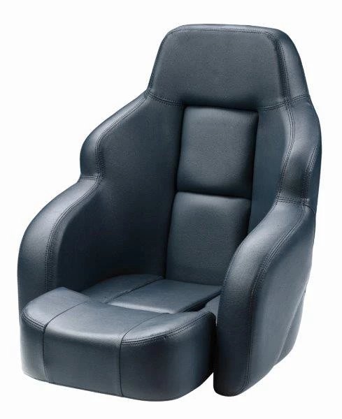 V-Quipment Commander Luxurious Helm Seat With Flip Up Squab Blue 3 V-Quipment Commander Luxurious Helm Seat With Flip Up Squab Blue