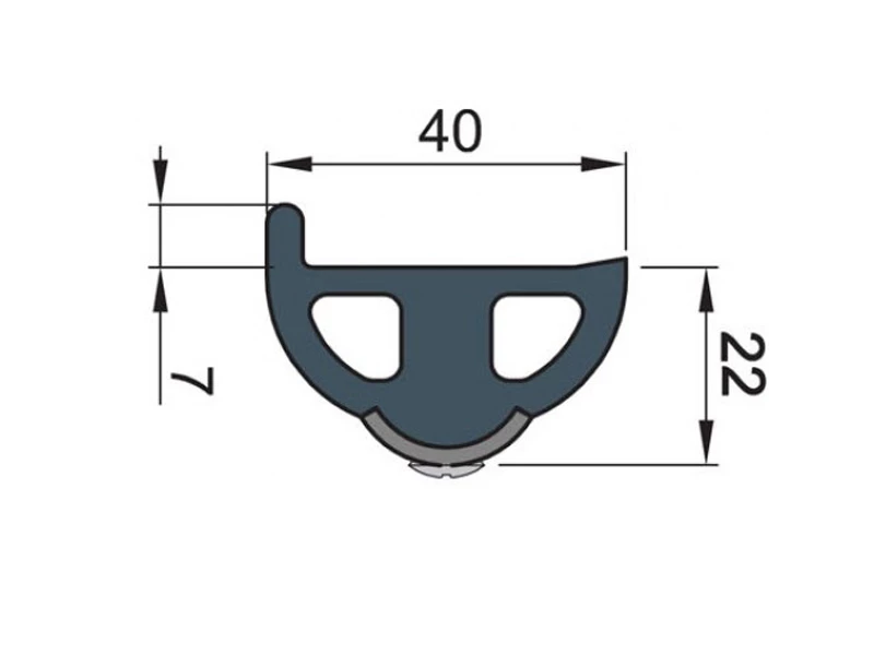 V-Quipment POLY-S Vinyl Rubbing Strake 40x31mm 3 V-Quipment POLY-S Vinyl Rubbing Strake 40x31mm