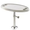 V-Quipment Adjustable Height Oval Table With Removable Pedestal And Base Plate 50-70cm -V-Quipment Sales ptt5070