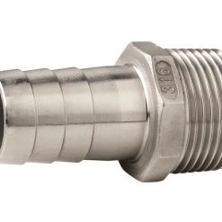 V-Quipment Male Stainless Steel Hose Connector 12mm